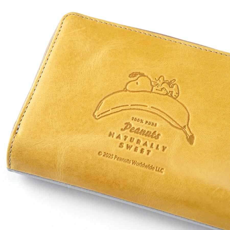 SNOOPY（スヌーピー） 【公式】PEANUTS SNOOPY Fruits 財布 本革