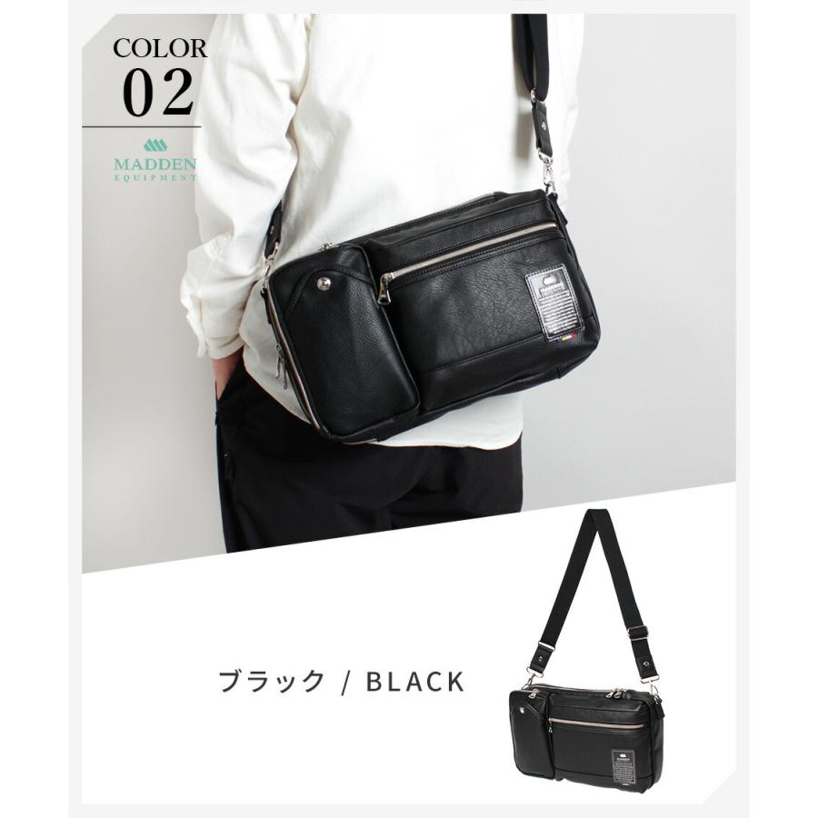 公式】メデンイクイップメント ボディバッグ メンズ 大きめ 革 50代 40