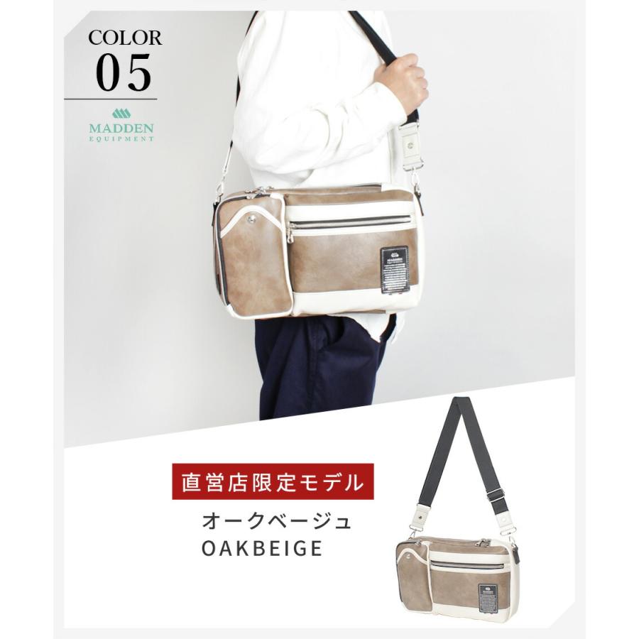 公式】メデンイクイップメント ボディバッグ メンズ 大きめ 革 50代 40