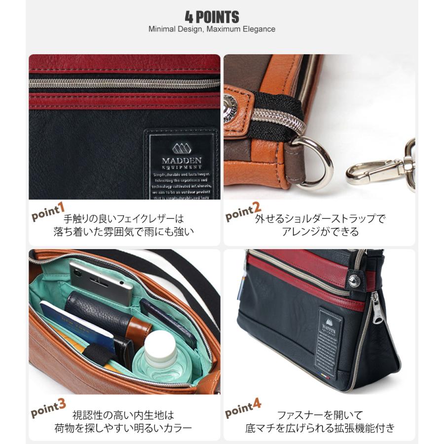 公式】メデンイクイップメント ショルダーバッグ メンズ 小さめ