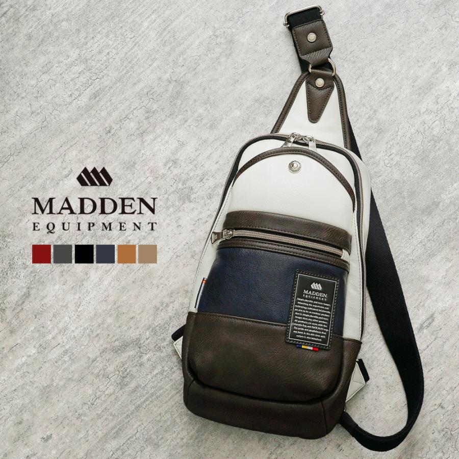 公式】ボディバッグ メンズ 公式 メデンイクイップメント 大きめ 革 50