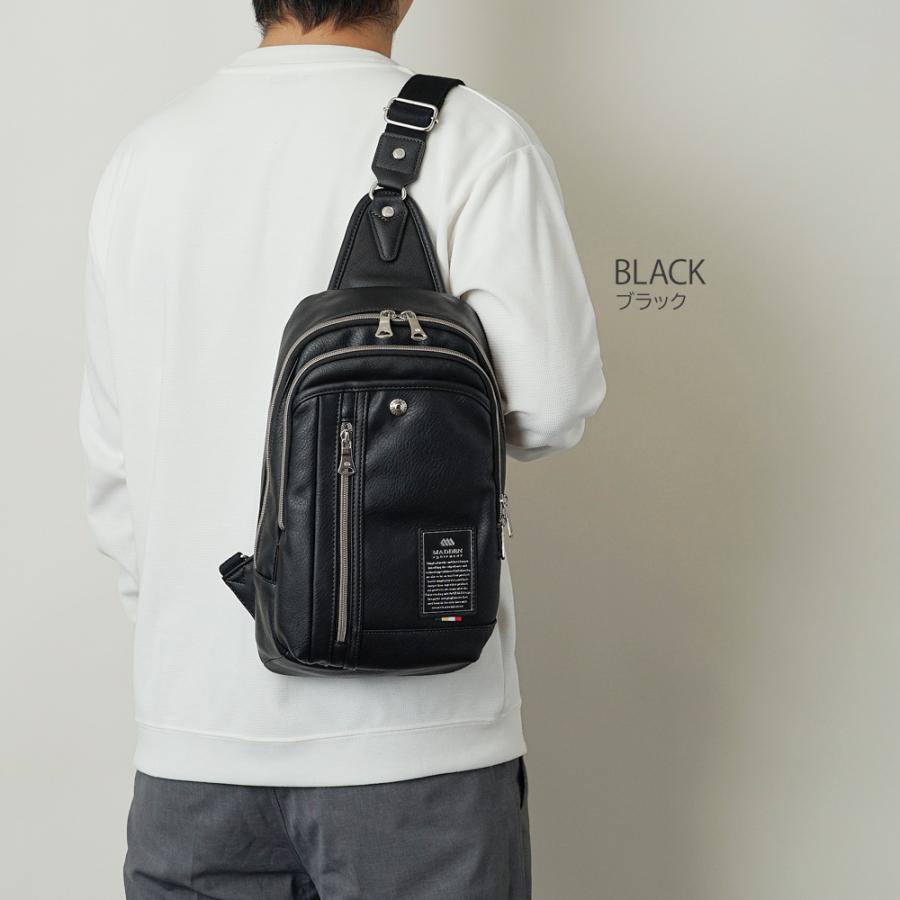 HOMME ブラック ボディバッグ BLACK ROYAL ボディバッグ（2002528981） | TAKEO