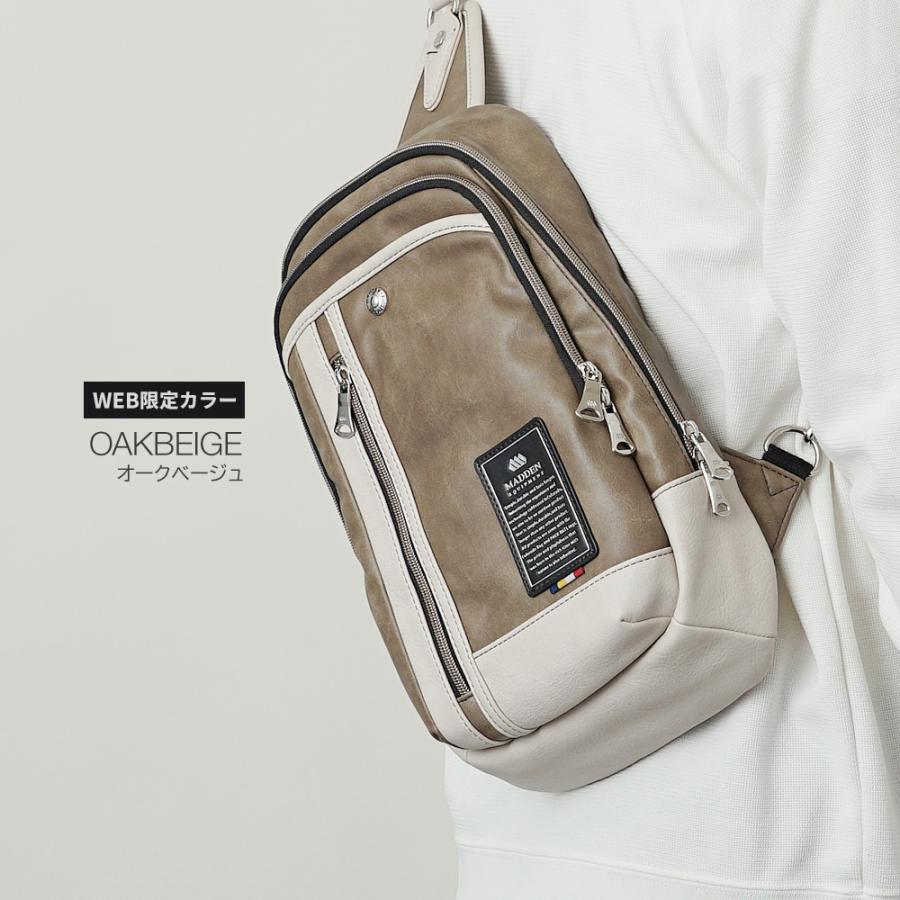 公式】メデンイクイップメント ボディバッグ メンズ 大きめ 革 50代 40