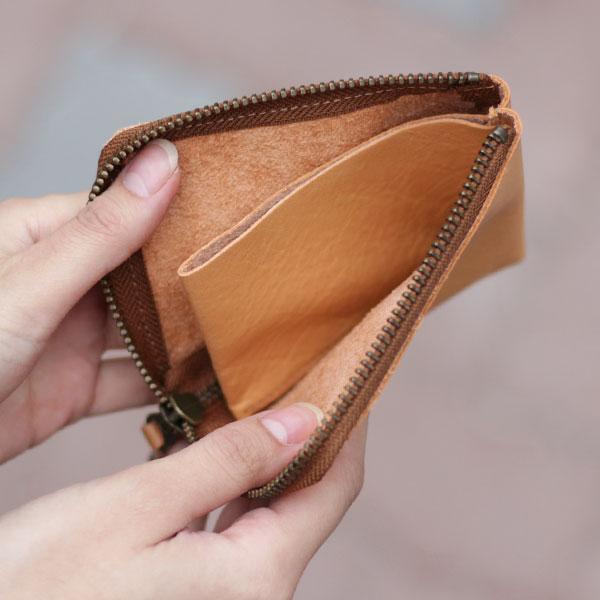 moz（モズ） コインケース ミニ財布 L字ファスナー かわいい