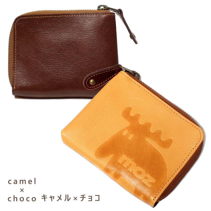 moz（モズ） コインケース ミニ財布 L字ファスナー かわいい