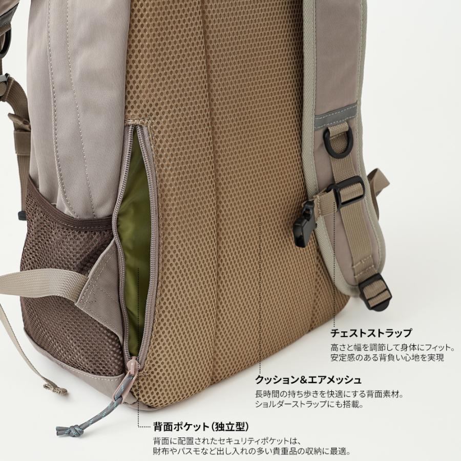 【公式】moz モズ リュック バックパック レディース メンズ A4 軽量 軽撥水 アウトドア ZZOK-02_21