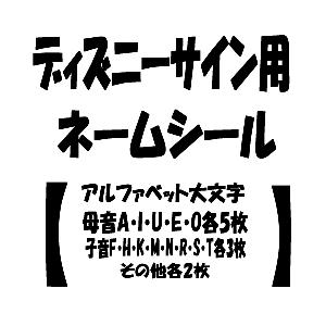 リクシル 新日軽 ディズニー建材 ディズニーサイン ネームシール T ポイント5倍
