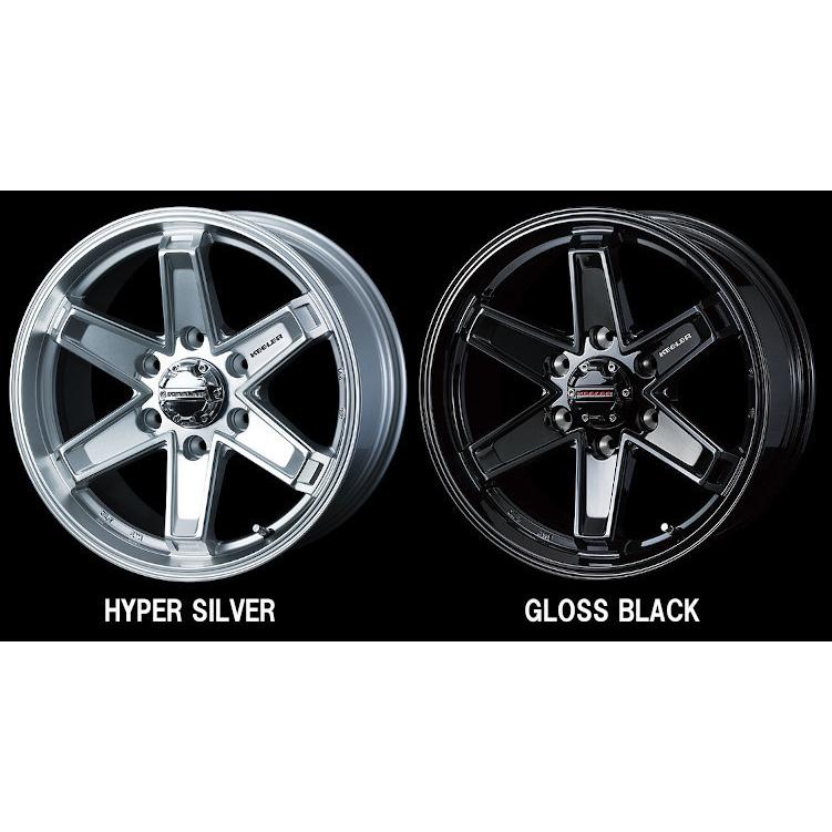 WEDS ADVENTURE KEELER TACTICS 17inch 8.0J PCD:139.7 穴数:6H カラー