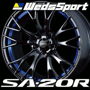 WEDS SPORT SA-20R 18inch 7.5J PCD:114.3 穴数:5H カラー:BLC II ウェッズスポーツ エスエーニーマルアール｜t-world