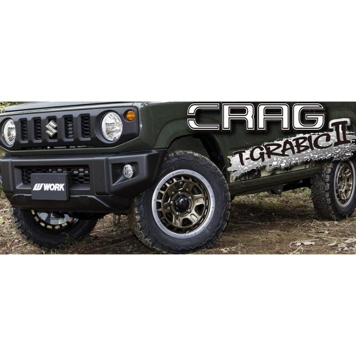 WORK CRAG T-GRABIC II 16inch 7.0J PCD:114.3 穴数:5H カラー:GTKRC