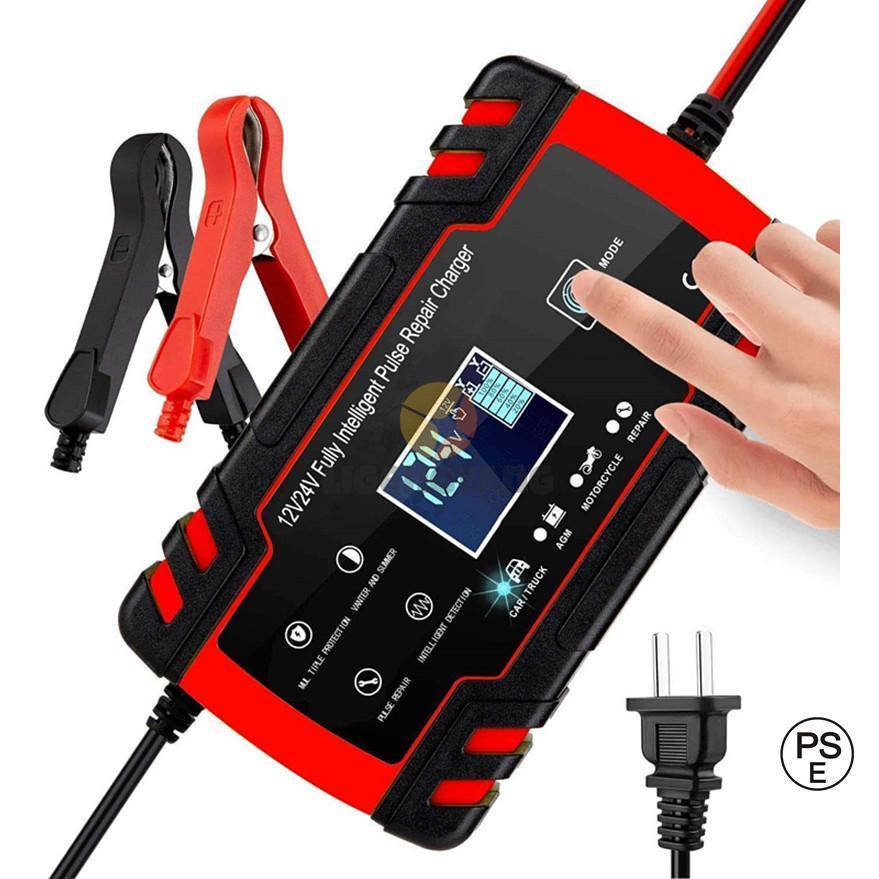 バッテリーライト・12V・24Vバッテリー・充電器一式 Amazon.co.jp: 自動バッテリー 充電器 カーバッテリー