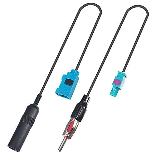 Leehitech 車載fm Amラジオアンテナ 変換アダプタ 車用 Fm Am アンテナ延長ケーブル 2パック アンテナ変換ケーブル Jaso To フォンケーブル 全ての Www Ageti Fr
