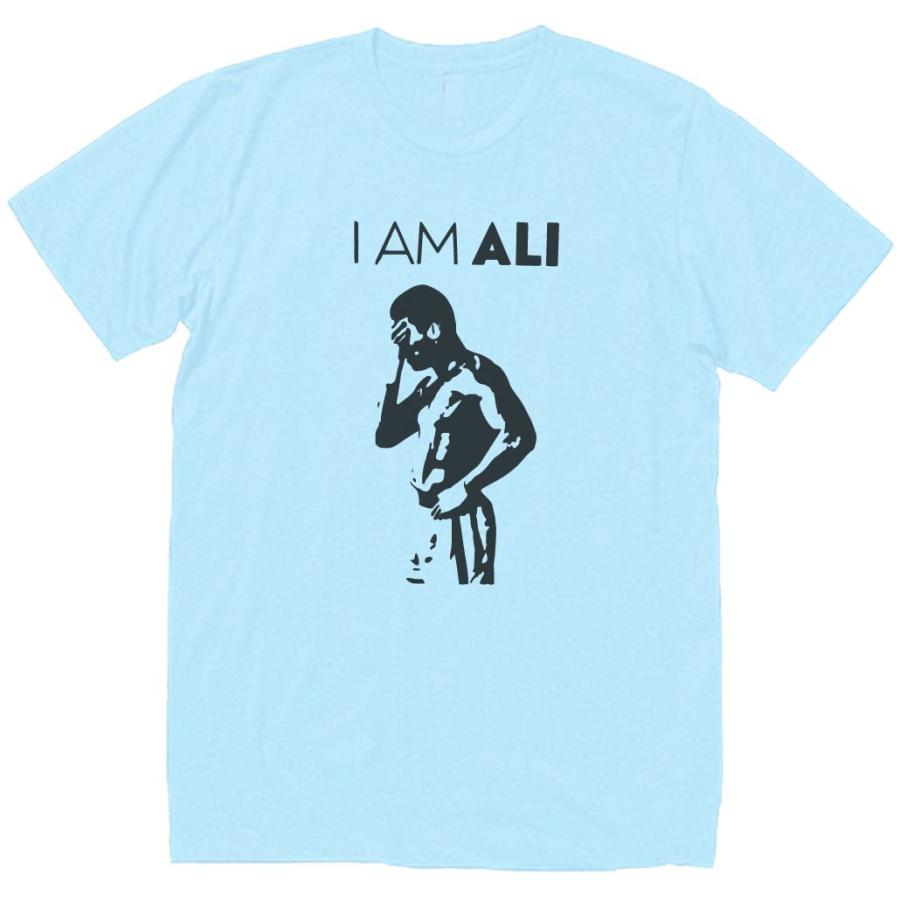 モハメドアリ バンド ロック Tシャツ 水色 : Tシャツ専門店 T1500 