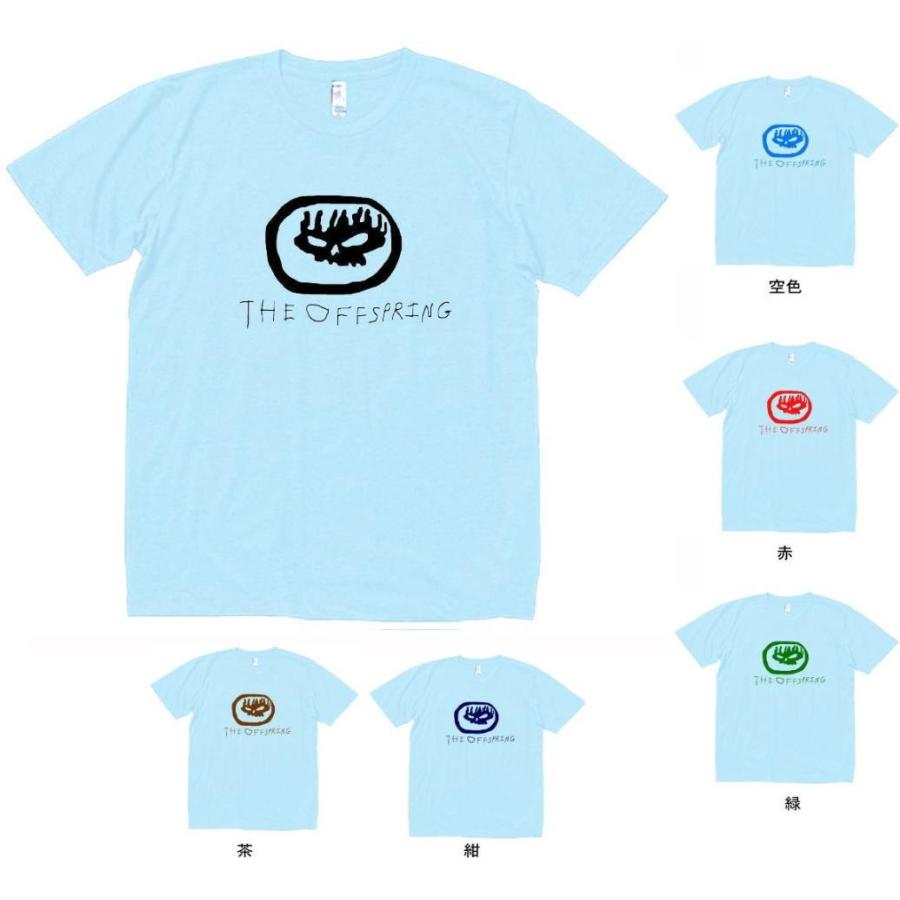 音楽・バンド・ロック・シネマ Tシャツ THE OFFSPRING 水色 : Tシャツ