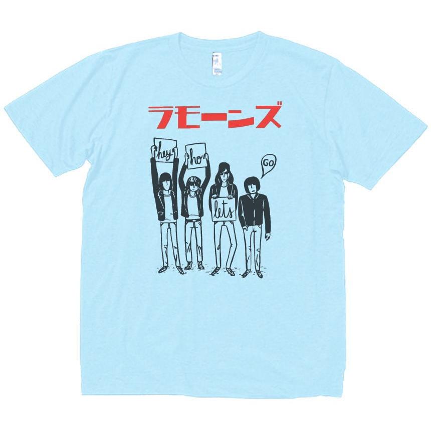音楽・バンド・ロック・シネマ Tシャツ カタカナ RAMONES ラモーンズ