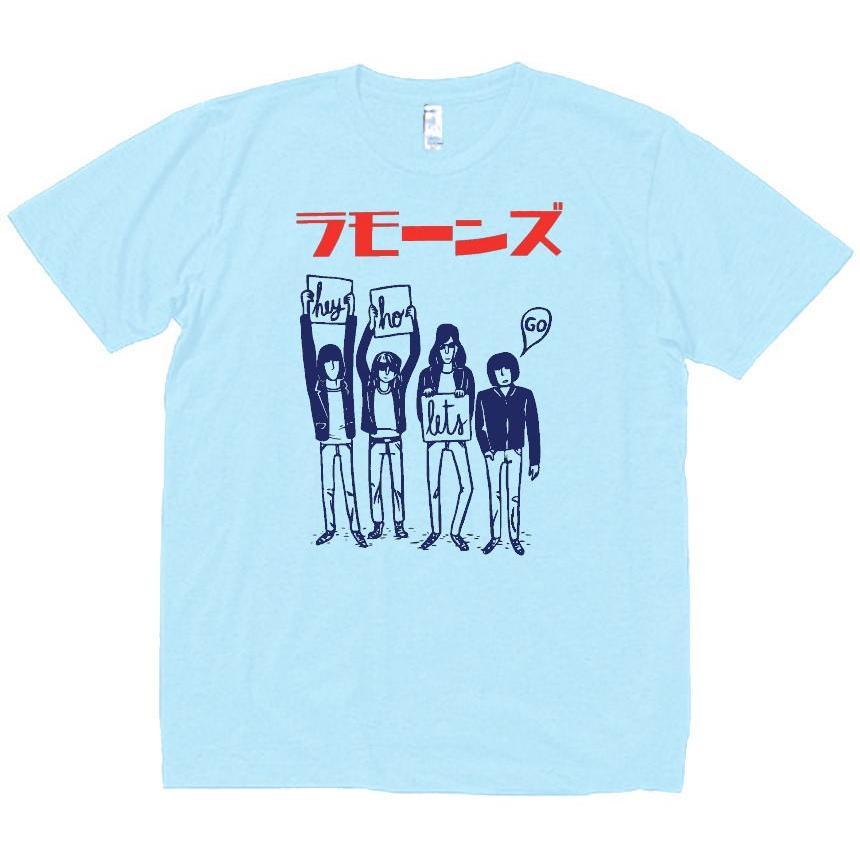 音楽・バンド・ロック・シネマ Tシャツ カタカナ RAMONES ラモーンズ
