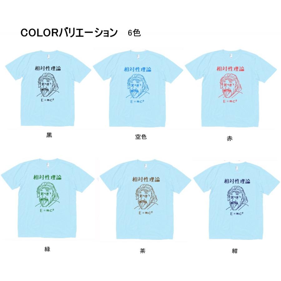 人物・有名人 Tシャツ アインシュタイン 相対性理論 水色 : Tシャツ