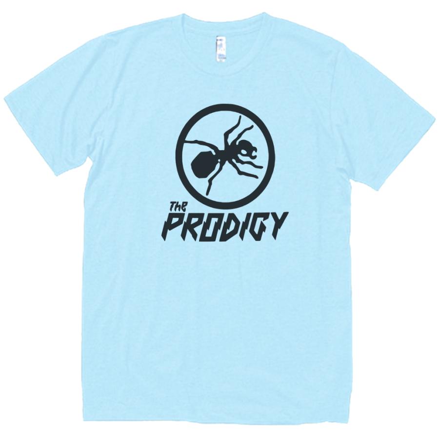 ザ・プロディジー The Prodigy バンド ロック Tシャツ 水色 : T ザ・プロディジー The Prodigy バンド ロック Tシャツ 水色 : T