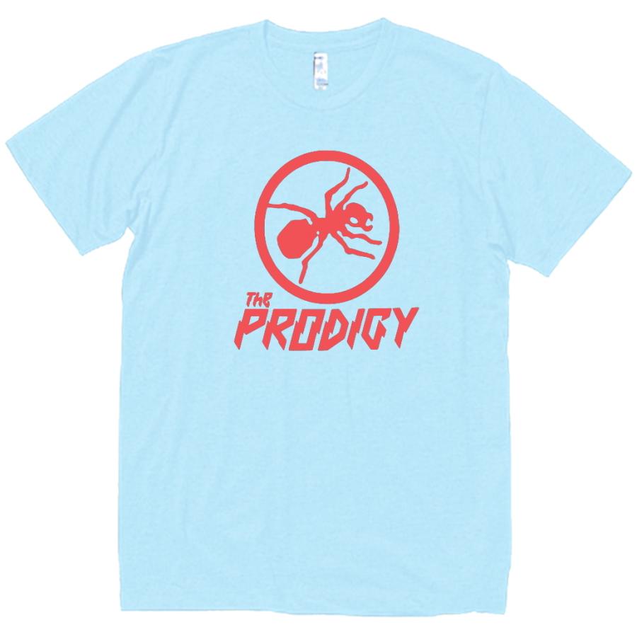 ザ・プロディジー The Prodigy バンド ロック Tシャツ 水色 : T ザ・プロディジー The Prodigy バンド ロック Tシャツ 水色 : T