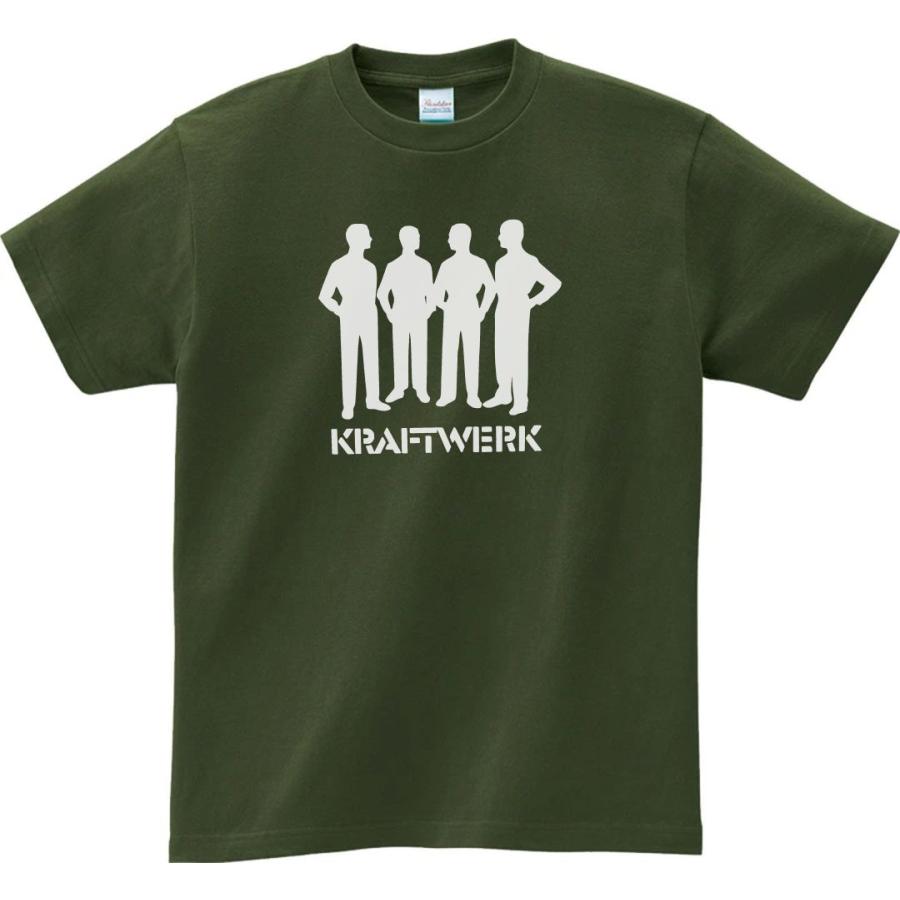 クラフトワーク Kraftwerk バンド ロック Tシャツ アーミーグリーン