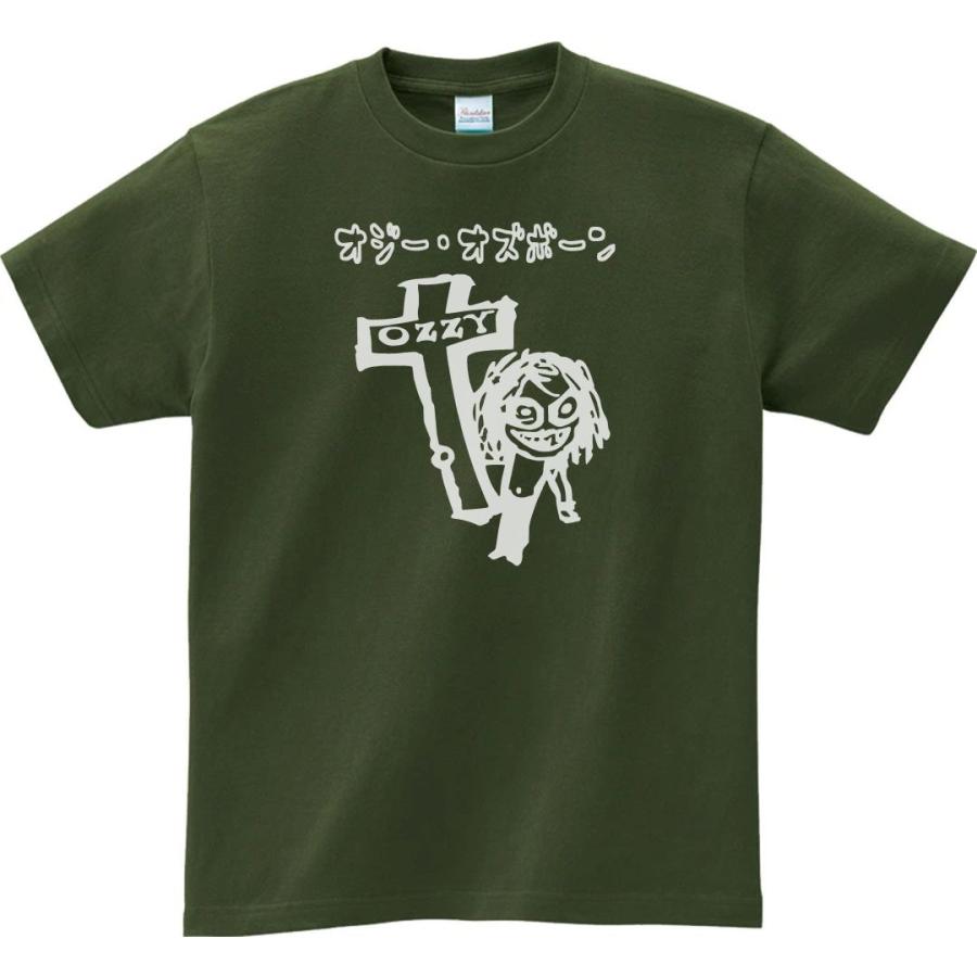 バンド ロック Tシャツ カタカナ OZZY オジーオズボーン