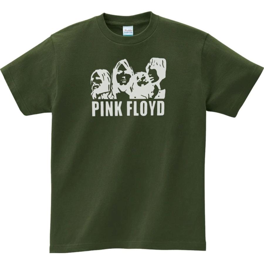 バンド ロック Tシャツ PINK FLOYD ピンクフロイド アーミーグリーン