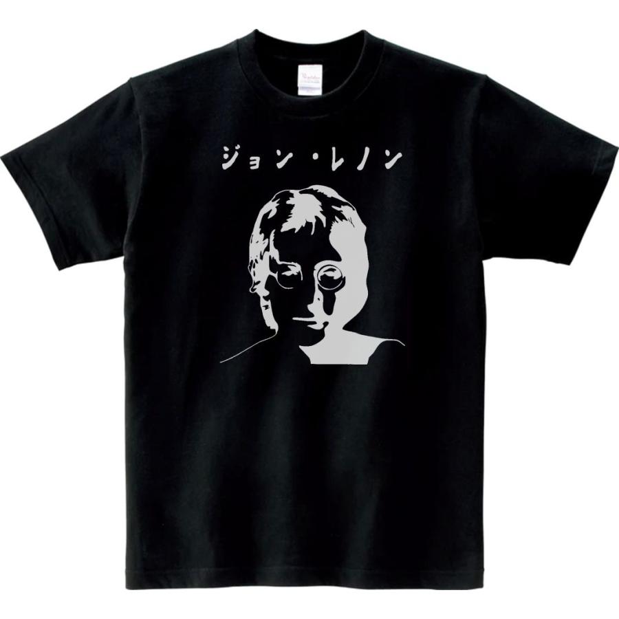 音楽・バンド・ロック・シネマ Tシャツ カタカナ ジョン レノン John 