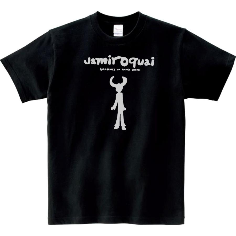バンド ロック Tシャツ jamiroquai ブラック : Tシャツ専門店 T1500