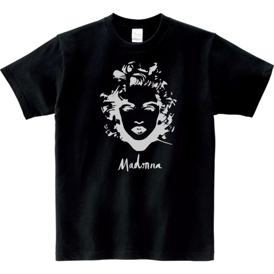人物・有名人 Tシャツ マドンナ ブラック : Tシャツ専門店 T1500