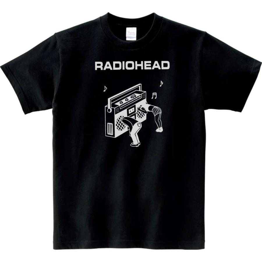 バンド ロック Tシャツ RADIOHEAD ブラック : Tシャツ専門店 T1500 