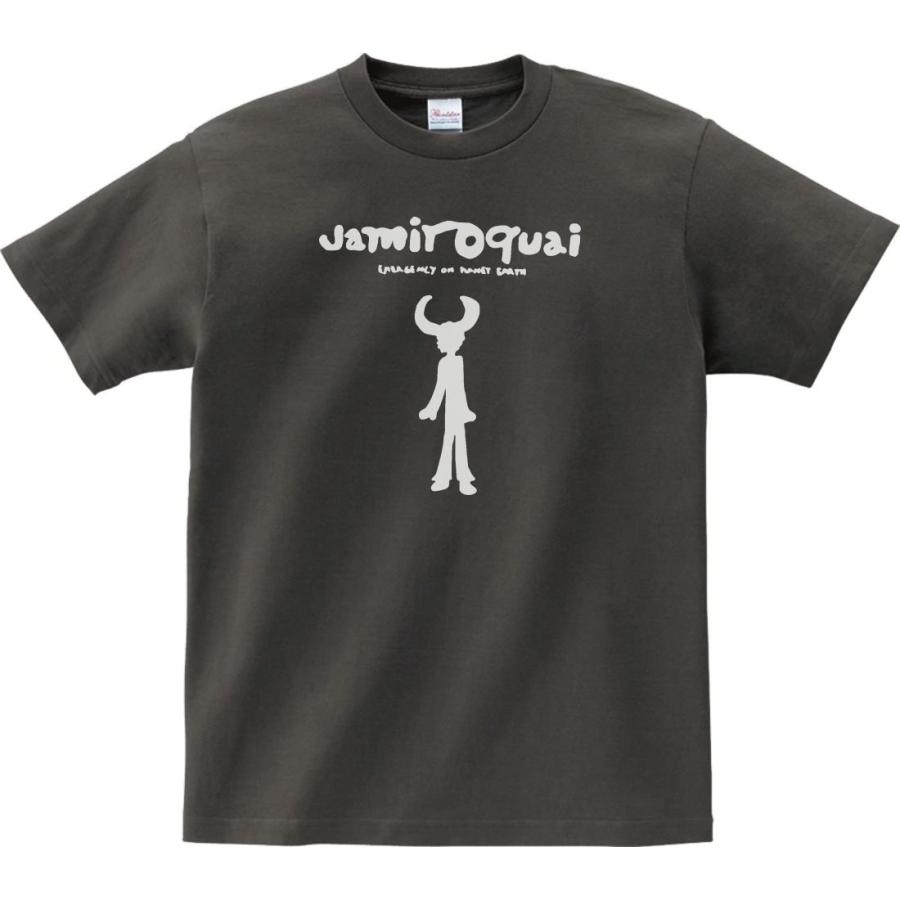 バンド ロック Tシャツ jamiroquai チャコール : Tシャツ専門店 T1500
