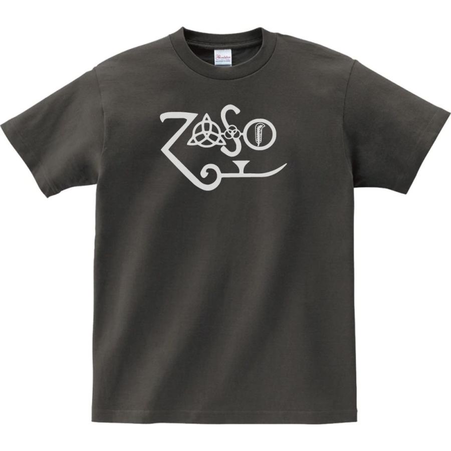 バンド ロック Tシャツ ZOSO チャコール : Tシャツ専門店 T1500 - 通販