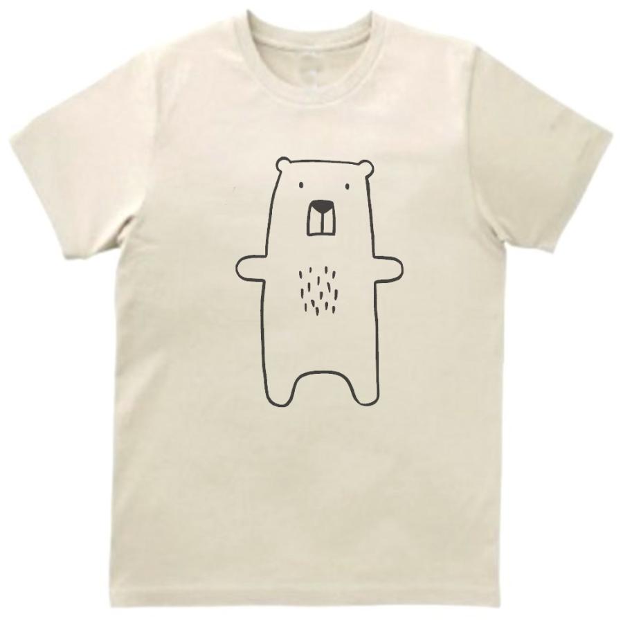 動物・生き物 Tシャツ 動物 生き物 クマ 熊 サンド : Tシャツ