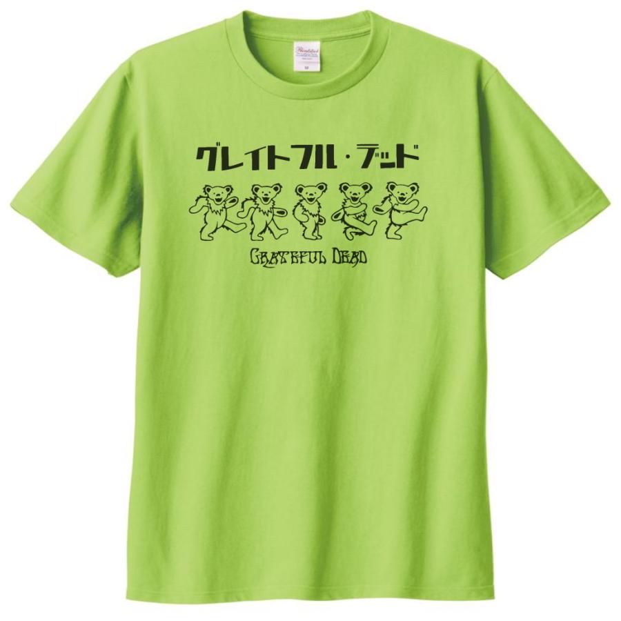音楽・バンド・ロック・シネマ Tシャツ カタカナ GRATEFUL DEAD