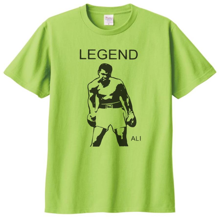 人物・有名人 Tシャツ モハメド・アリ ライトグリーン : Tシャツ専門店 