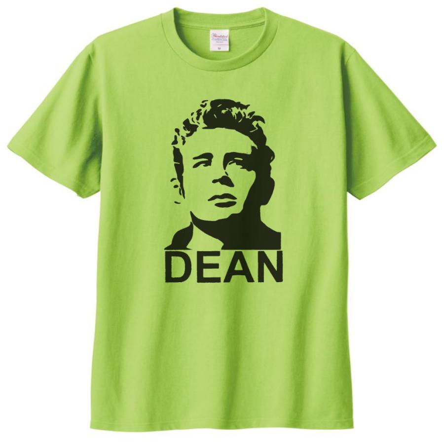 人物・有名人 Tシャツ ジェームスディーン ライトグリーン : Tシャツ 
