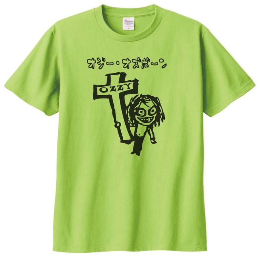 バンド ロック Tシャツ カタカナ OZZY オジーオズボーン ライト