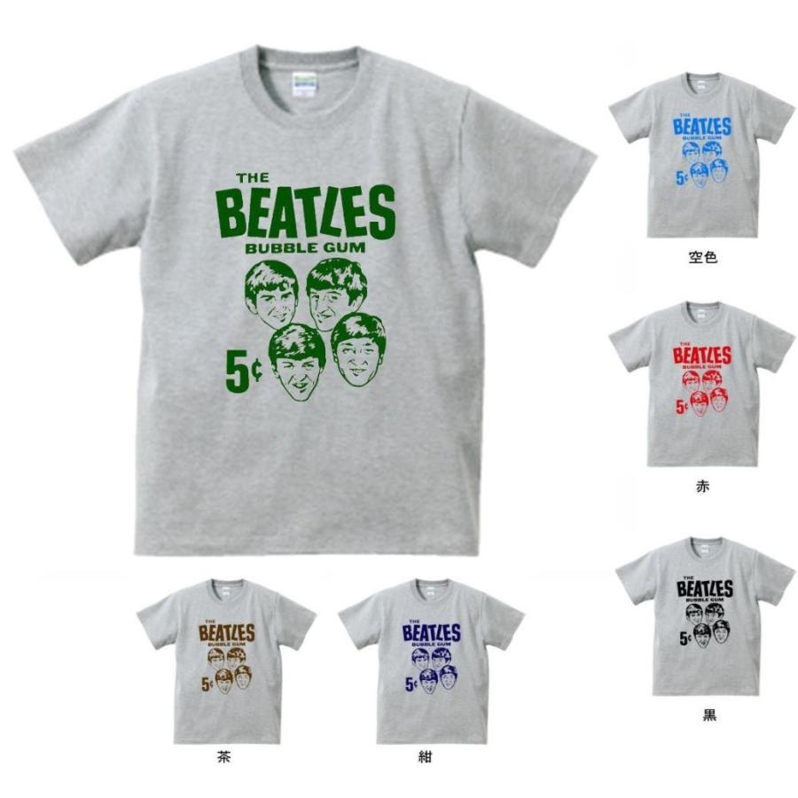 THE BEATLES コラボTシャツ グレー 音楽・バンド・ロック・シネマ Tシャツ THE BEATLES ビートルズ