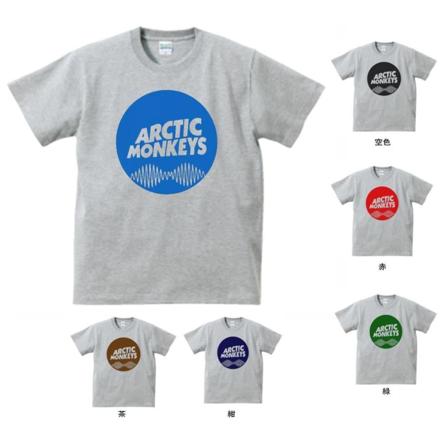 音楽・バンド・ロック・シネマ Tシャツ ARCTIC MONKEYS グレー : T