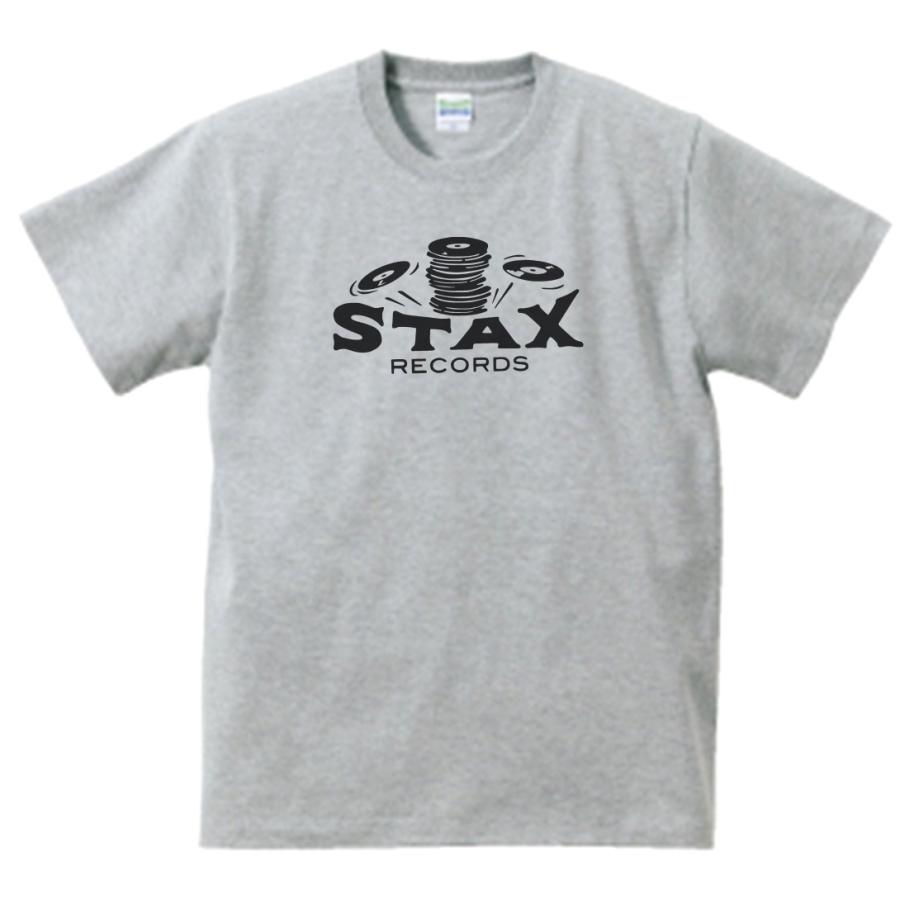 STAX スタックス バンド　ロック Tシャツ　グレー :g-zxc968:Tシャツ専門店 T1500 - 通販 - Yahoo!ショッピング