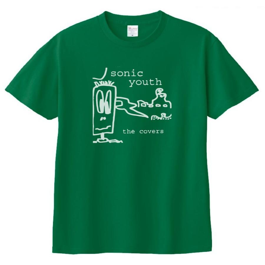 音楽・バンド・ロック・シネマ Tシャツ sonic youth グリーン : T