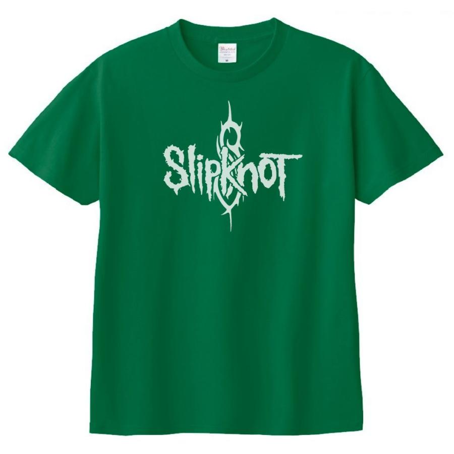 バンド ロック Tシャツ Slipknot グリーン : Tシャツ専門店 T1500