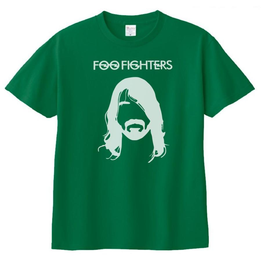 バンド ロック Tシャツ FOO FIGHTERS グリーン : Tシャツ専門店 T1500