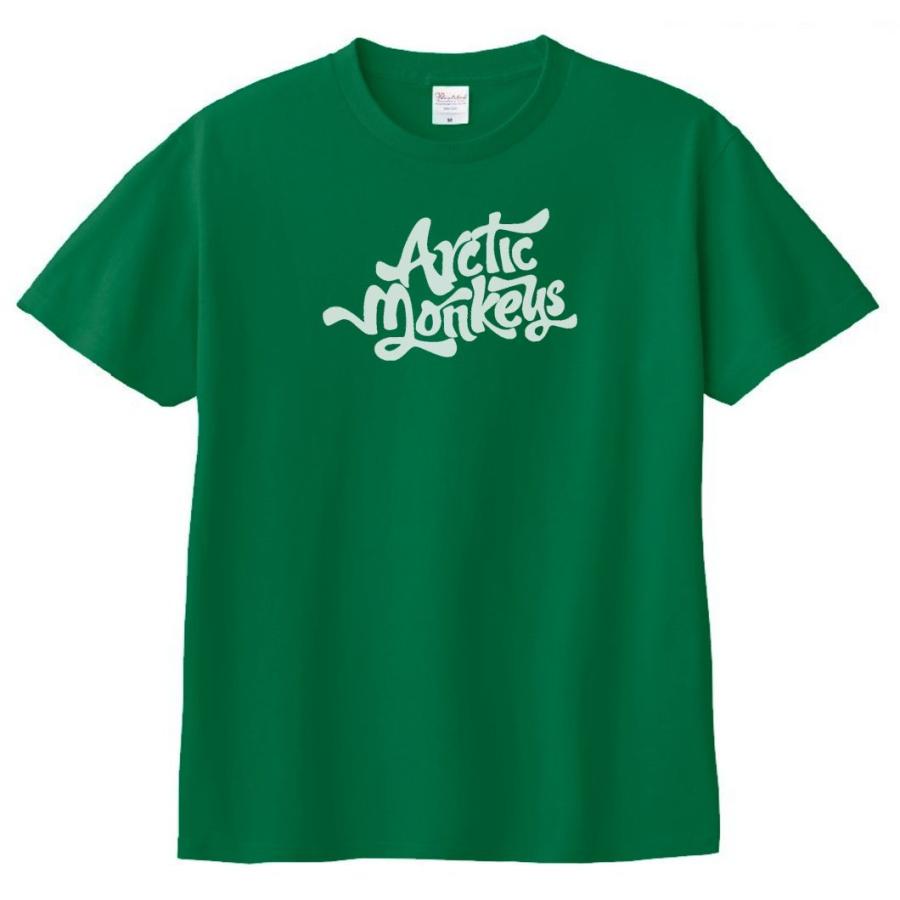 バンド ロック Tシャツ ARCTIC MONKEYS 2 グリーン : Tシャツ専門店
