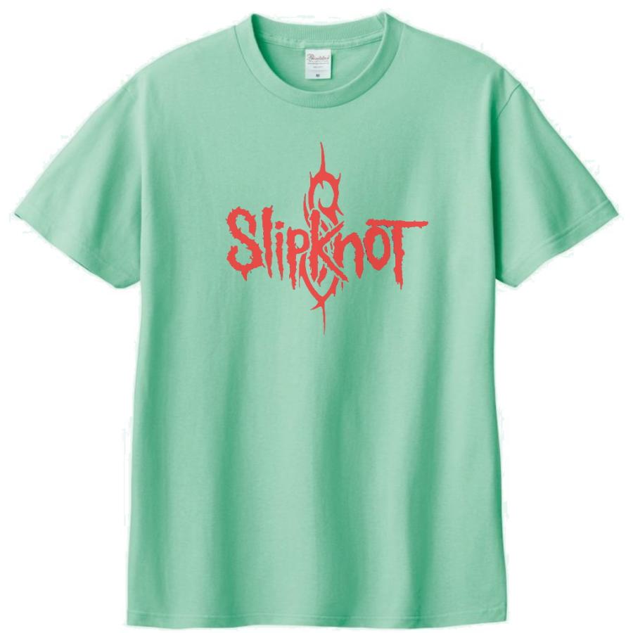 slipknot Tシャツ バンド ロック Tシャツ Slipknot アイスグリーン : Tシャツ専門
