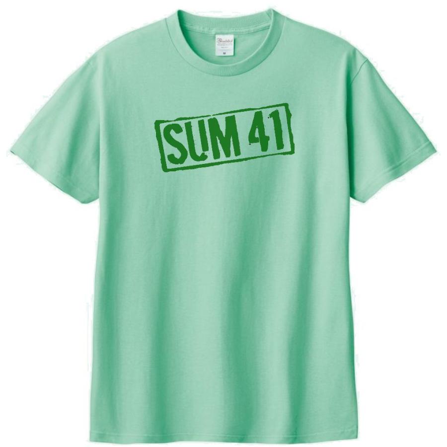 バンド ロック Tシャツ SUM41 アイスグリーン : Tシャツ専門店 T1500