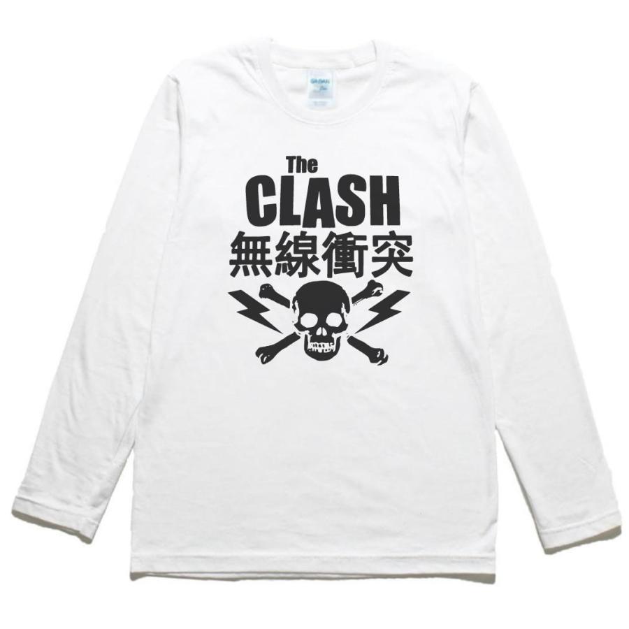音楽 バンド THE CLASH 無線衝突 長袖 ロングスリーブ Tシャツ 音楽 バンド THE CLASH 無線衝突 長袖 ロングスリーブ Tシャツ
