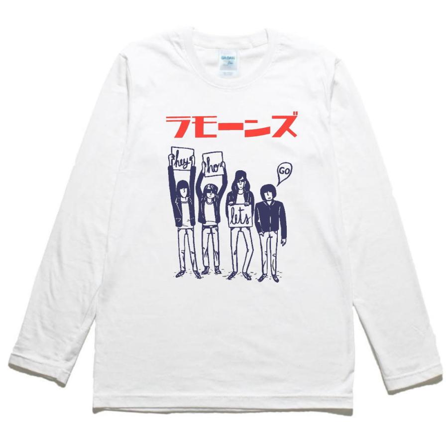 音楽 バンド カタカナ RAMONES ラモーンズ 長袖 ロングスリーブ T