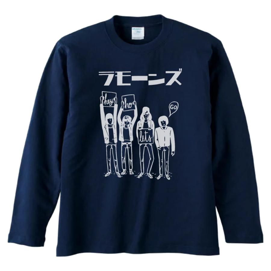 音楽 バンド カタカナ RAMONES ラモーンズ 長袖 ロングスリーブ T