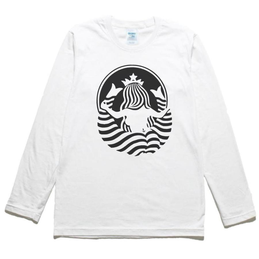 おもしろ デザイン 長袖 ロングスリーブ Tシャツ 白 : Tシャツ専門店